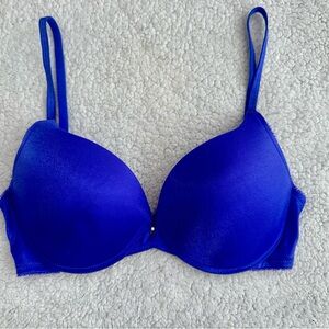 Frederick's of Hollywood Royal Blue Padded Bra, Size 36D
